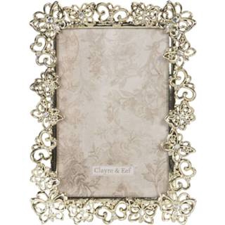 👉 Fotolijst goudkleurig IJzer glas Clayre & Eef 14*2*19 Cm / 10*15 8717459725577