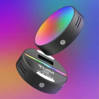 👉 Diffuser active Ulanzi Vijim R66 Mini RGB Video Licht 66 LED's 2500-9000K Full Color Vullicht Magnetische Fotografie Schieten Schoonheidslicht met zachte