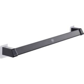 👉 Plank zwart aluminium active 2 stks Vilconon Legering Muur Opknoping Badkamer Toilet Slippers Handdoekenrek, Kleur: Verleng