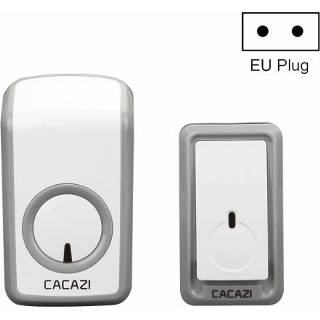 👉 Draadloze deurbel active CACZI W-899 Smart Home Afstandsbediening Deurbel, Stijl: EU-plug