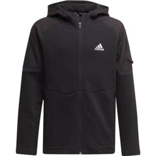 👉 Trainingsjack zwart jongens Adidas Designed 4 Gameday Full Zip 4065424439047