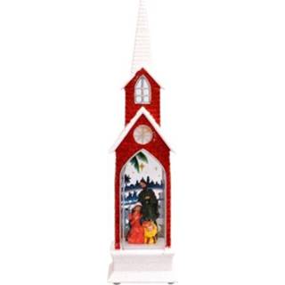 👉 Lantaarn rood active Kerst cartoon decoratie lantaarns gloeiende huis ornamenten (rood)