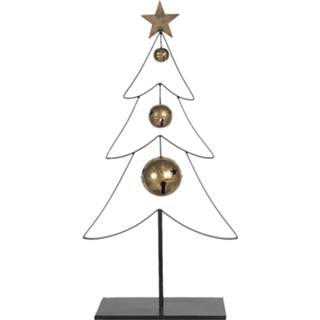 👉 Kerstboom goudkleurig Clayre & Eef Decoratie 37*15*72 Cm 5y0745 8717459742185