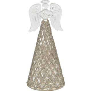 👉 Goudkleurig Clayre & Eef Decoratie Engel Ø 7*16 Cm 6gl2726 8717459734982