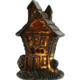 👉 Ornament active 2 stks Halloween decoratie rekwisieten lichtgevend spookhuis kleine huis ornamenten (pompoenhuis)