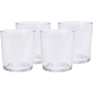 👉 Drink glas active Set van 4x stuks drinkglazen/waterglazen 280 ml