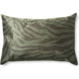 👉 Olijfgroen groen Blokker Kussen Zebra - 40x60 Cm 8717237171022