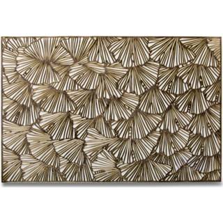 👉 Placemat goud goudkleurig Blokker Paris - 30x45 Cm 8718827248919