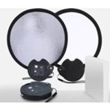 👉 Opbergdoos wit zilver active 30 CM Dubbelzijdig Schoonheid Foto Live Uitzending Vul Lichtbord met (Silver White)