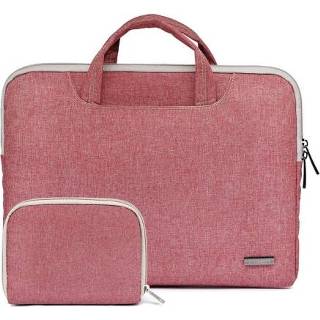 👉 Laptoptas rood nylon active LSEN LS-116 Simple Laptop Bag Business Liner Tas, Grootte: 13.3 Inch (Sneeuwvlok Licht rood)