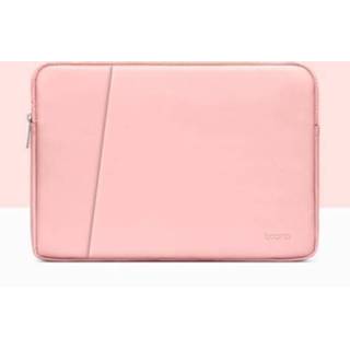 Laptoptas roze PU active Baona BN-Q001 lederen laptoptas, kleur: dubbellaags roze, maat: 11/12 inch
