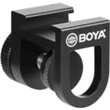 👉 Microphone zwart active jongens BOYA BY-C12 Camera Holder Mobile Phone Hot Shoe Bracket(Black)