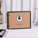 👉 Kerstboom houten active kinderen losbladige album groei schilderij paar DIY handgemaakte geschenken (kerstboom)