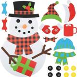 👉 Kerstboom vilt active kinderen Handgemaakte decoratie DIY kerstversiering, stijl: dress-up 2