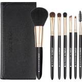👉 Borstel zwart active ZOREYA 7-IN-1 Make-up Set Blush Brush Foundation met tas (nieuw zwart)