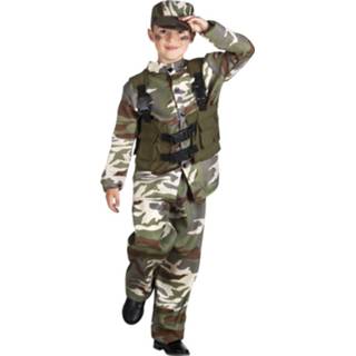 👉 Soldaten kostuum camouflage jongens