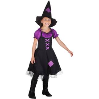 👉 Kinderkostuum polyester Color-Zwart kinderen meisjes Boland Imperial Witch 10-12 jaar 8712026780171