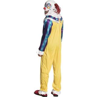 👉 Verkleedpak geel polyester Color-Geel Boland Creepy Clown 2-delig maat M/L 8712026791351
