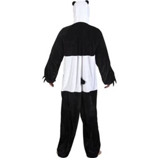 👉 Kinderkostuum pluche polyester m Color-Zwart kinderen Boland Panda maat 8712026882288