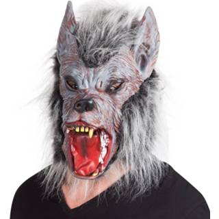 👉 Gezichtsmasker latex One-Size Color-Meerkleurig Boland weerwolf 8712026975157