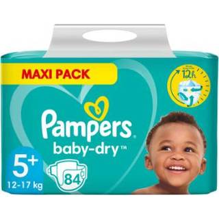 👉 Pamper baby's Pampers Baby Dry, Gr.5+ Junior Plus, 12-17kg, Maxi Pack (1x 84 luiers) 8006540463079