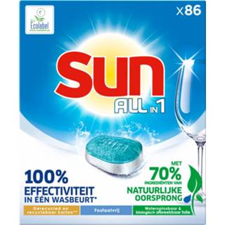 👉 Vaatwastablet active 4x Sun Vaatwastabletten All-in-1 Normaal 86 stuks 8710847978951