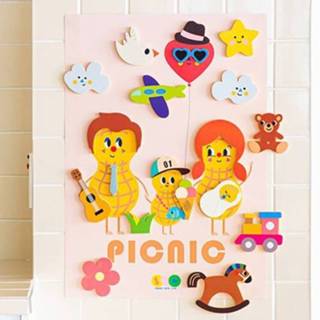 👉 Poster active Nahthing project badspeelgoed en stickers - picnic
