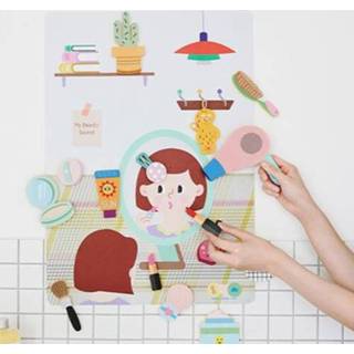 👉 Poster active Nahthing project badspeelgoed en stickers - make-up
