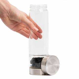 👉 Waterfles zwarte Toermalijn Spiru Edelsteen - 400 ml 7141262488106