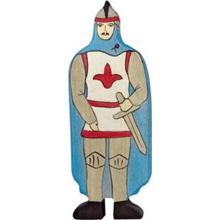 👉 Ridder blauw active mannen Holztiger met mantel 17 cm 4013594802451