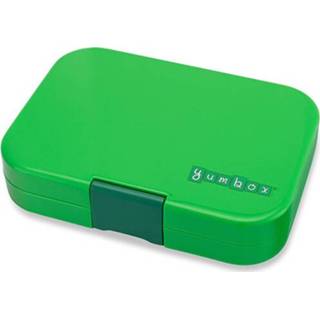 👉 Broodtrommel donkergroen active Yumbox panino - buitenbox bamboo green