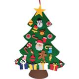 👉 Kerstboom vilt active kinderen Handgemaakte decoratie DIY kerstversiering, stijl: nieuw 2