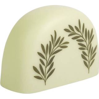 👉 Groen PVC baby ovaal design batterij LED lamp aan A Little Lovely Company Light regenboog bladeren 8719715001562