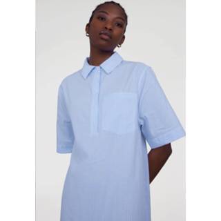 👉 Blousejurk katoen vrouwen blauw 'Faeleen' 5056423339987