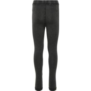 👉 Legging jersey meisjes zwart Leggings 'Iva' 5715216925478