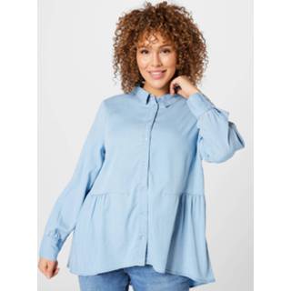 👉 Blous lyocell XL vrouwen blauw Blouse 'Sema' 5715224272144