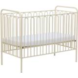 👉 Ledikant active + Commode kinderen Polini Kids Vintage Metaal 60x120 Crème