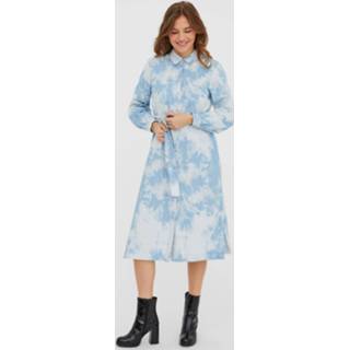 👉 Blousejurk denim vrouwen blauw 5715218902088