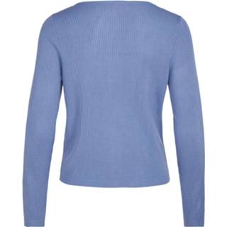 👉 Vest l vrouwen blauw Gebreid 'Popsa' 5713787755487
