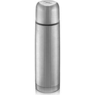 👉 Staal jongens grijs Reer Roestvrij stalen geïsoleerde fles Pure, 750 ml 4013283907085