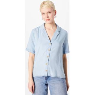 Blous lyocell l vrouwen blauw Blouse 'Pema' 5715220558891