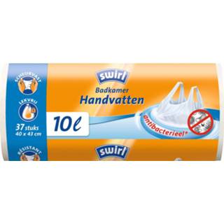 Handvat wit Swirl Sanitairzakje 10l 4006508173174