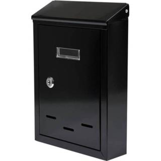 👉 Brievenbus zwart active VOREL met 2 sleutels - 285x200x60 mm 6011603043015