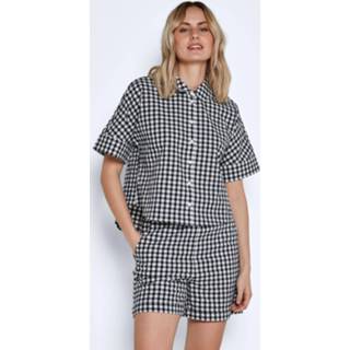 👉 Blous katoen XS vrouwen zwart Blouse 'Jonna' 5715219308520