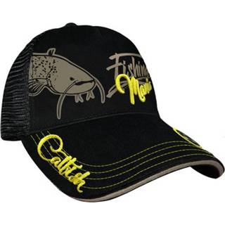 Hotspot zwart geel mannen Design Cap CatFish Mania - Black Pet 8054382262039