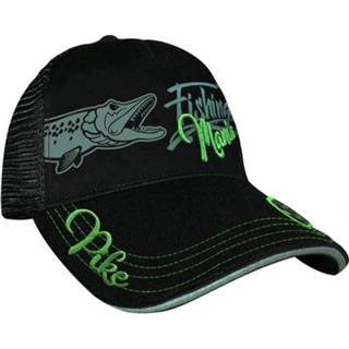 👉 Hotspot zwart groen mannen Design Cap Pike Mania - Black Pet 8054382262053