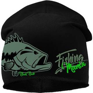 Hotspot zwart groen mannen Design Beanie Bass Mania - Black Muts 8054382262411