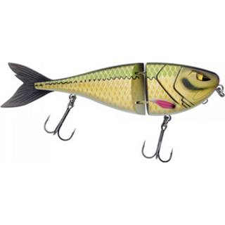 👉 Donkergroen groen Berkley Zilla Jointed Glider - Ayu Green 13.5cm Swimbait