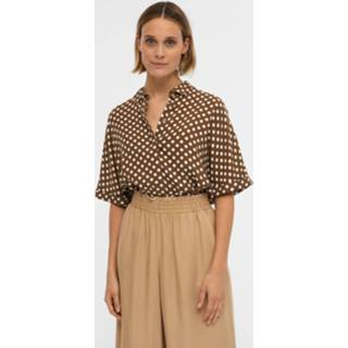 👉 Blous viscose s vrouwen bruin Blouse 'Sigrid' 5713789232757