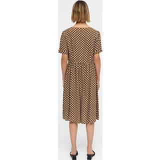 👉 Blousejurk viscose vrouwen bruin 'Sigrid' 5713789232719
